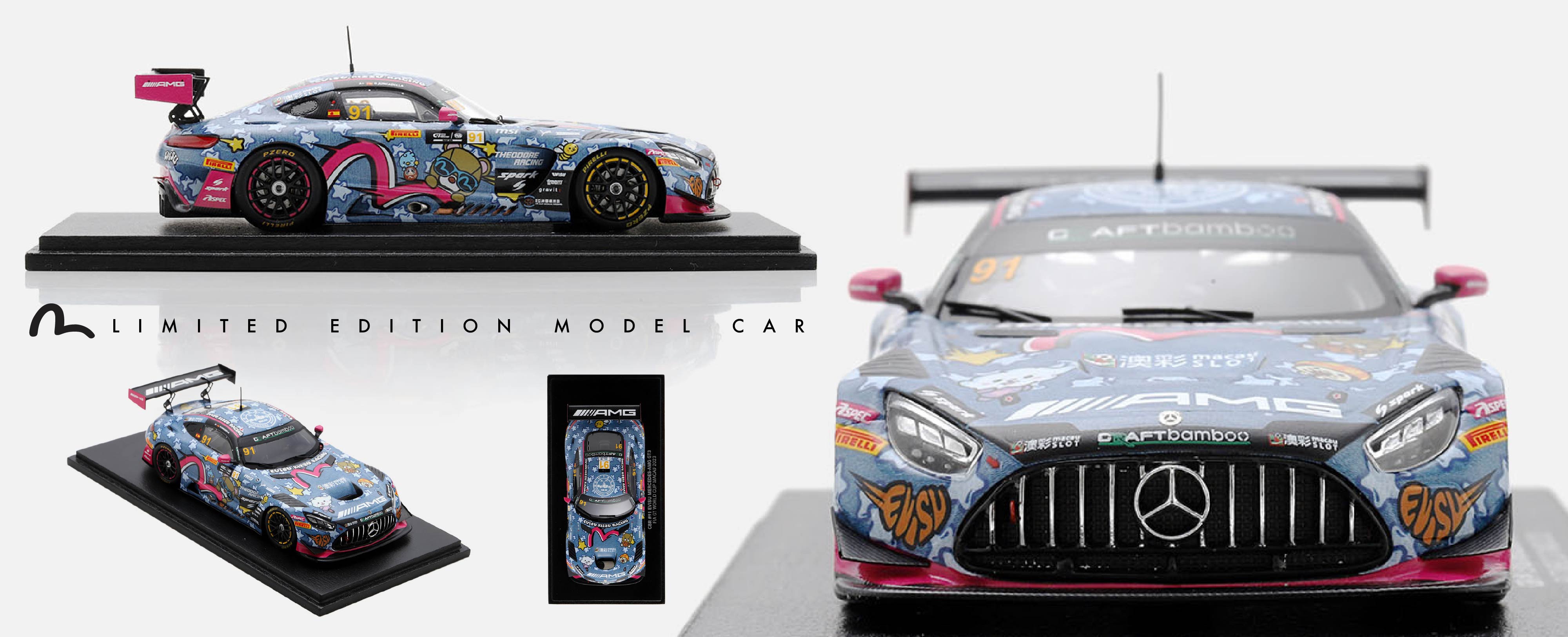 Evisu Mercedes-AMG GT3 #91 ミニカー Evisu Mercedes-AMG GT3 #91 ミニカー