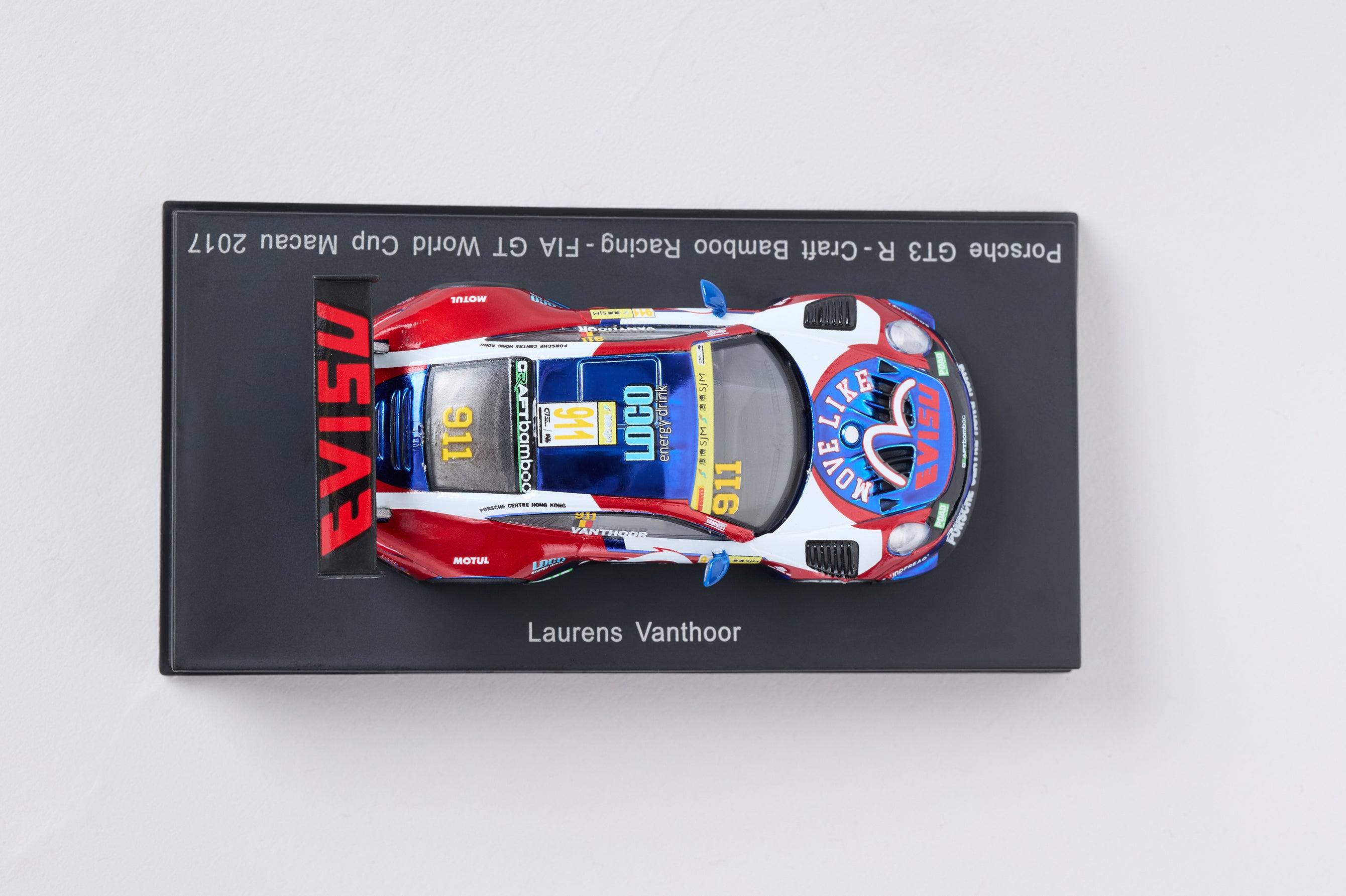 EVISU X PORSCHE GT3 R 1:64 モデルカー