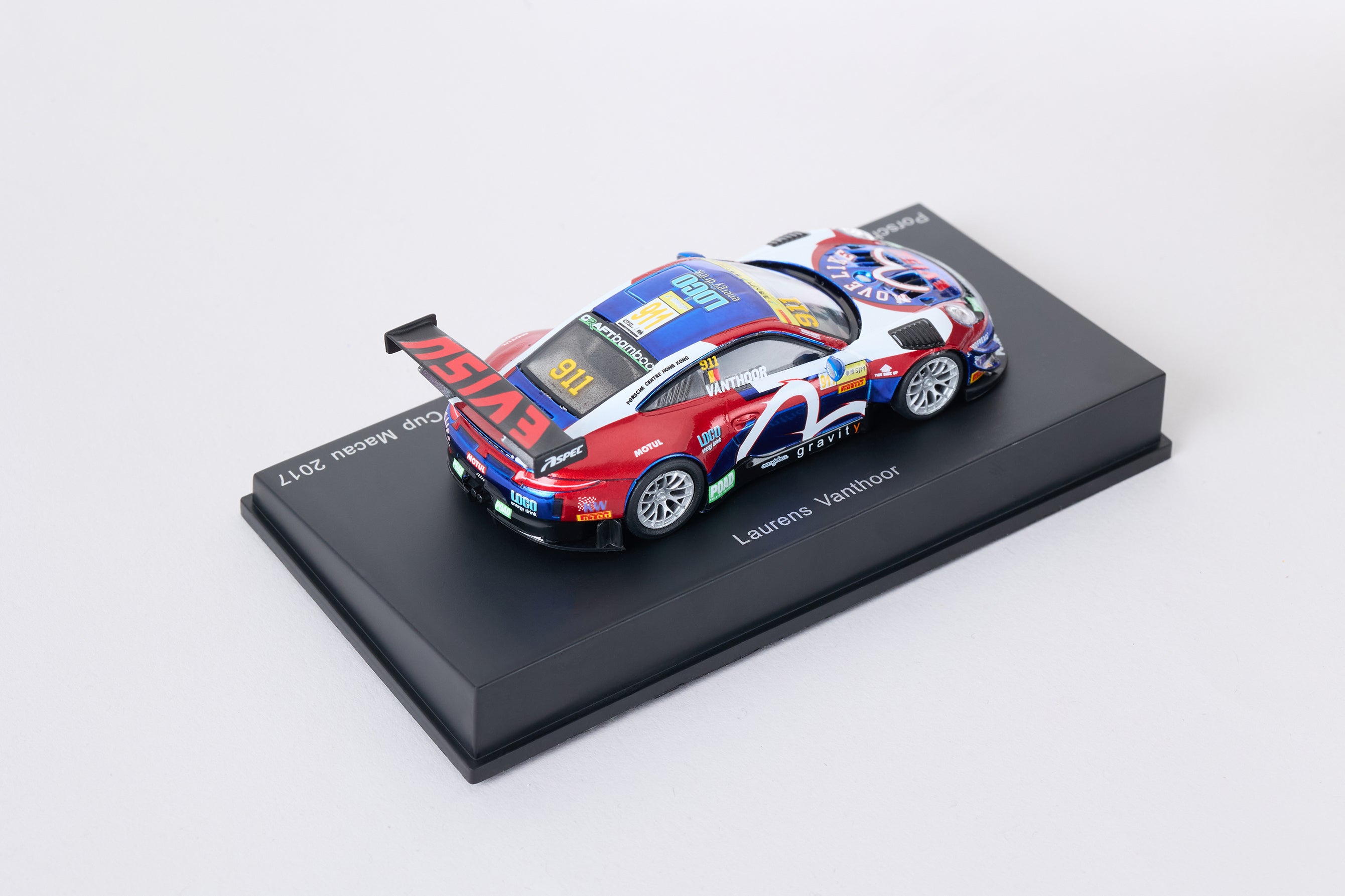 EVISU X PORSCHE GT3 R 1:64 モデルカー
