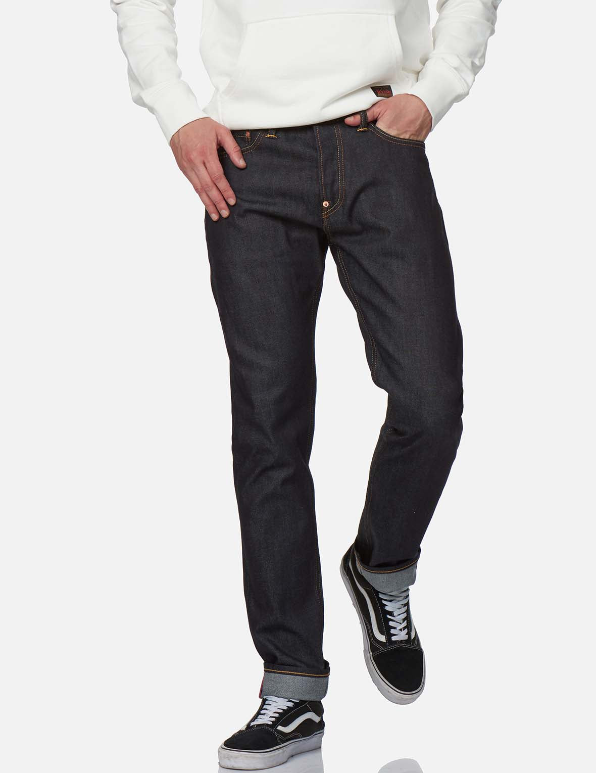 Off-White Seagull Carrot Fit Raw Denim Jeans #2017