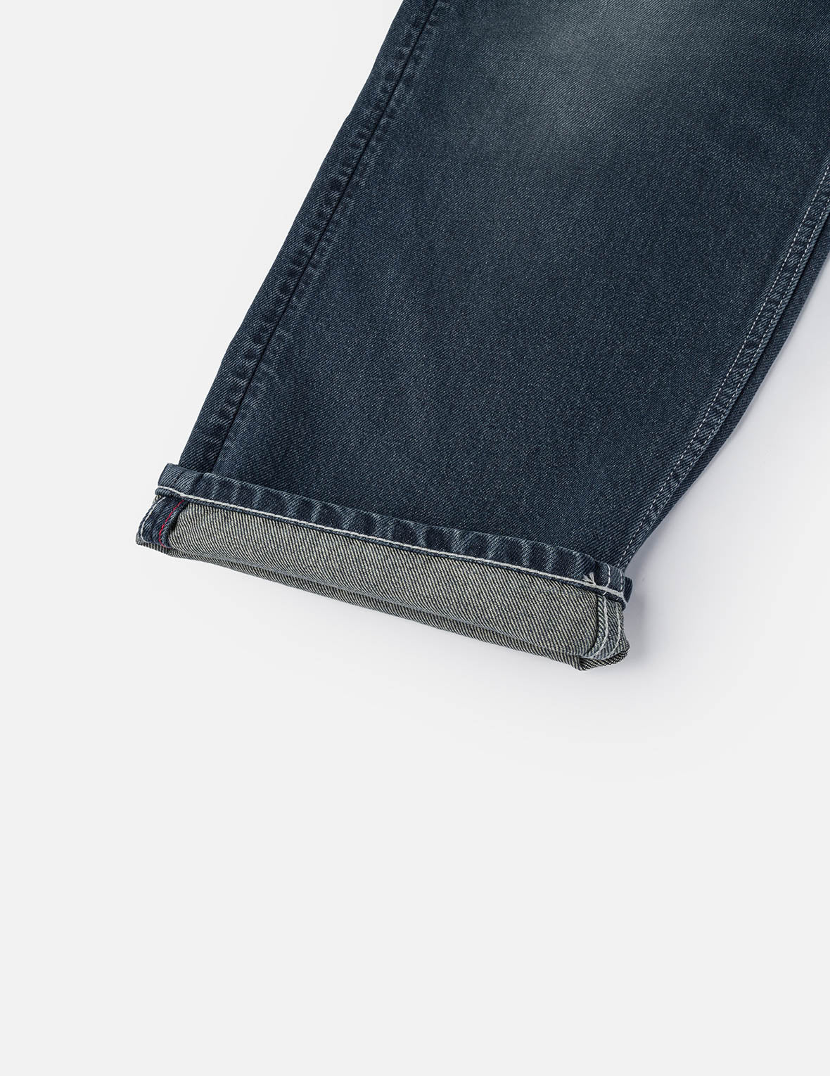 不規則パッチ付きディストレスドカモメプリント ルーズフィット デニムジーンズ