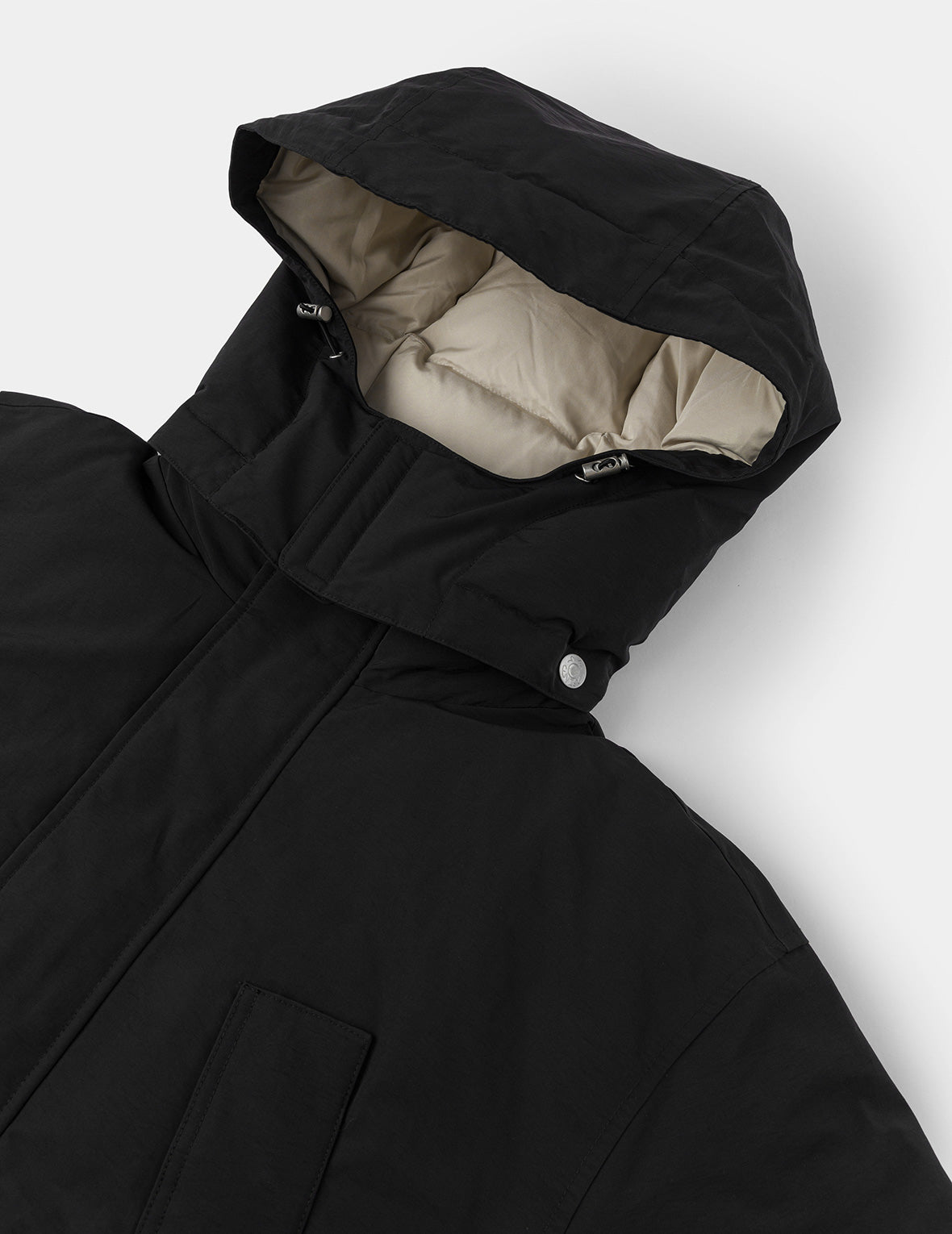 カモメ刺繍 レギュラーフィット 防水ダウンジャケット