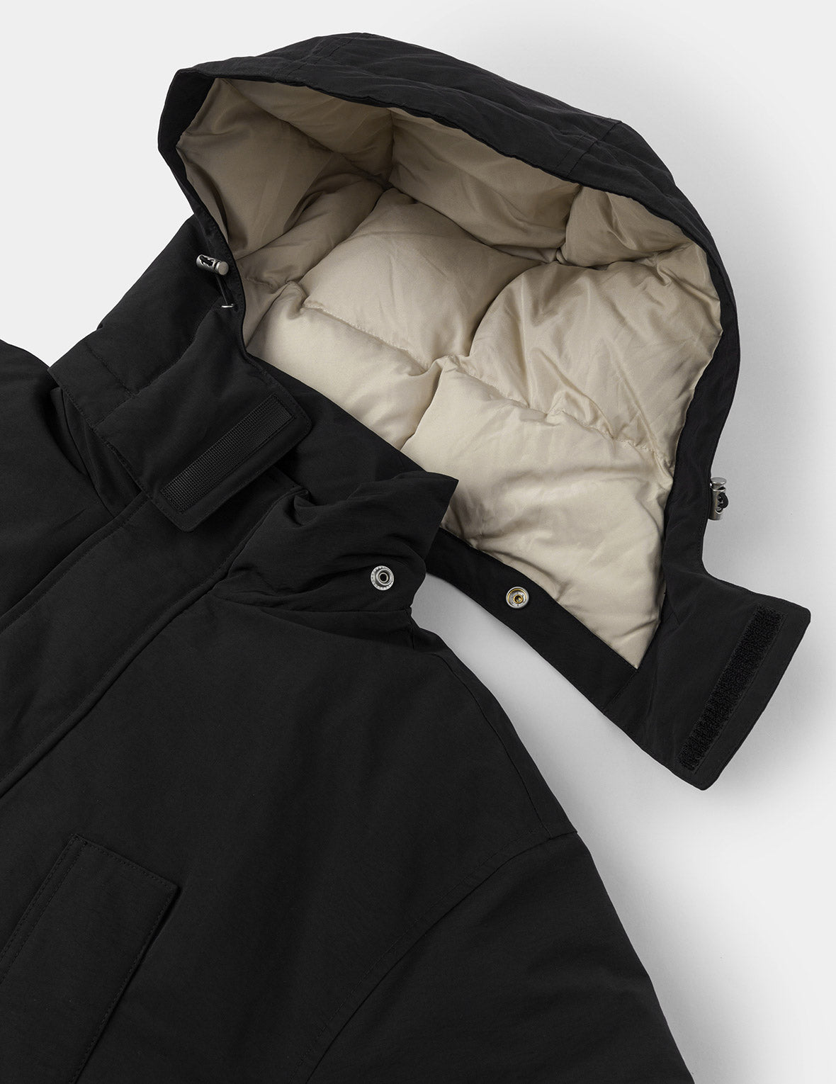 カモメ刺繍 レギュラーフィット 防水ダウンジャケット