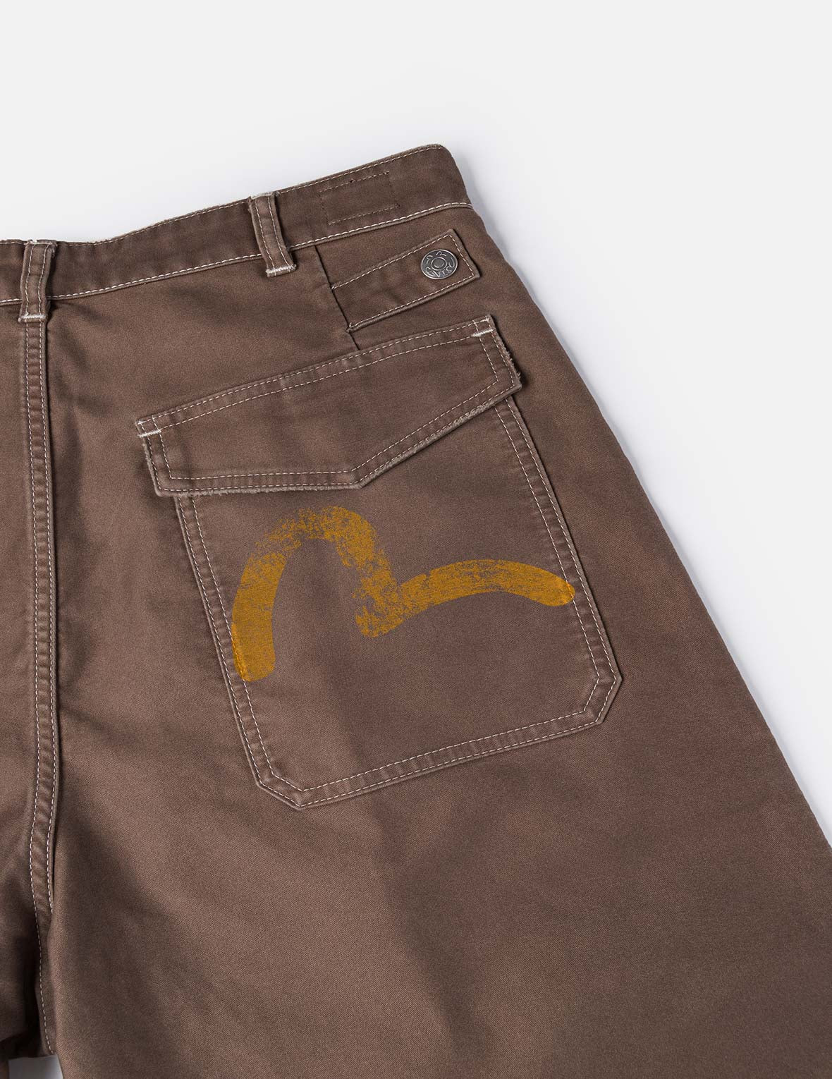 ハンドペイントカモメプリントリラックスフィットフライトパンツ