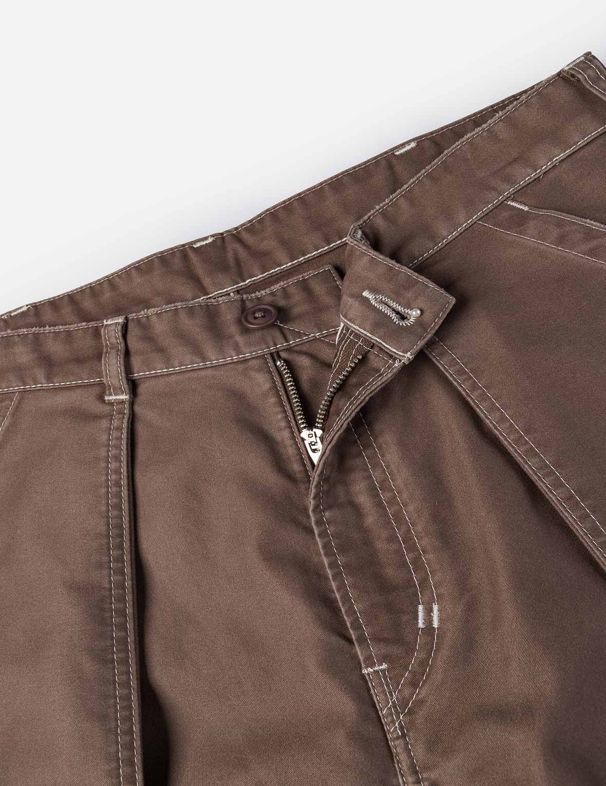 ハンドペイントカモメプリントリラックスフィットフライトパンツ