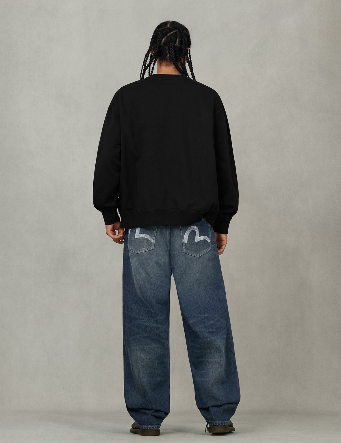 UFOプリントとカモメアップリケ リラックスフィット フーディー