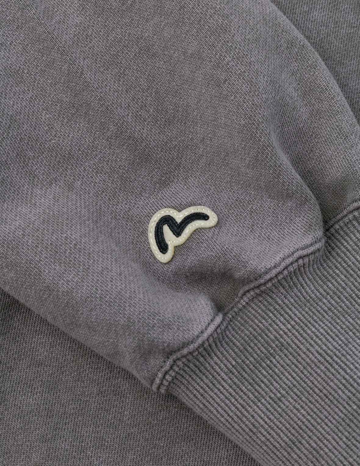 UFOプリントとカモメアップリケ リラックスフィット フーディー