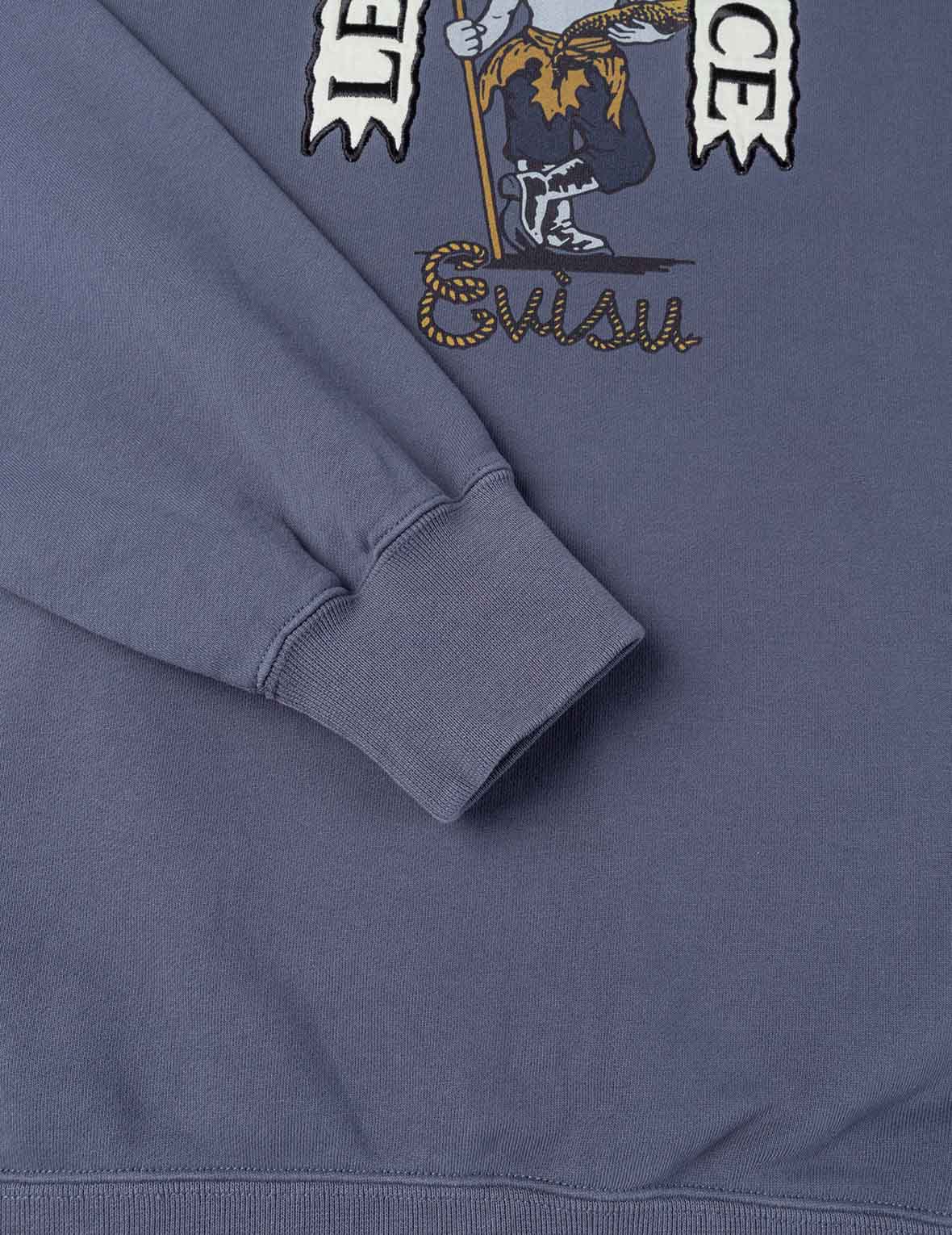 アメリカン恵比寿とカモメプリント リラックスフィット フーディー