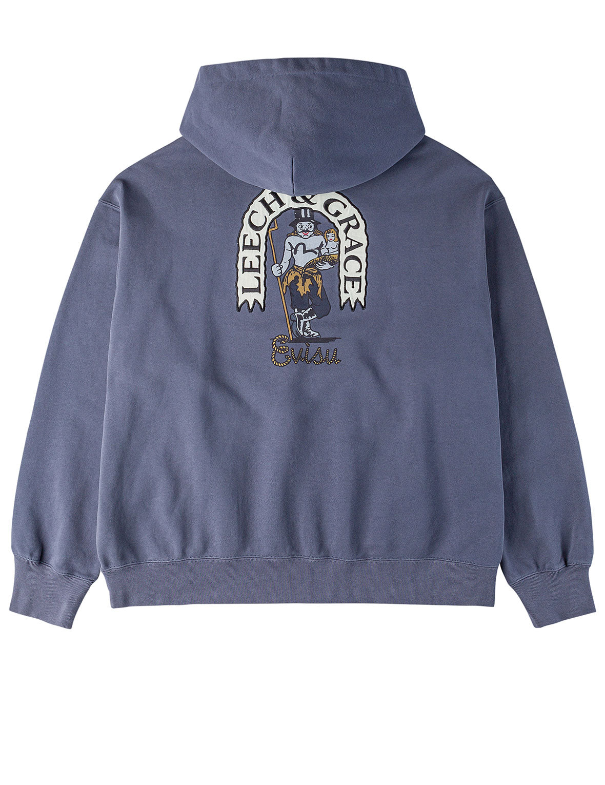American Ebisu and Seagull Print Relax Fit Hoodie