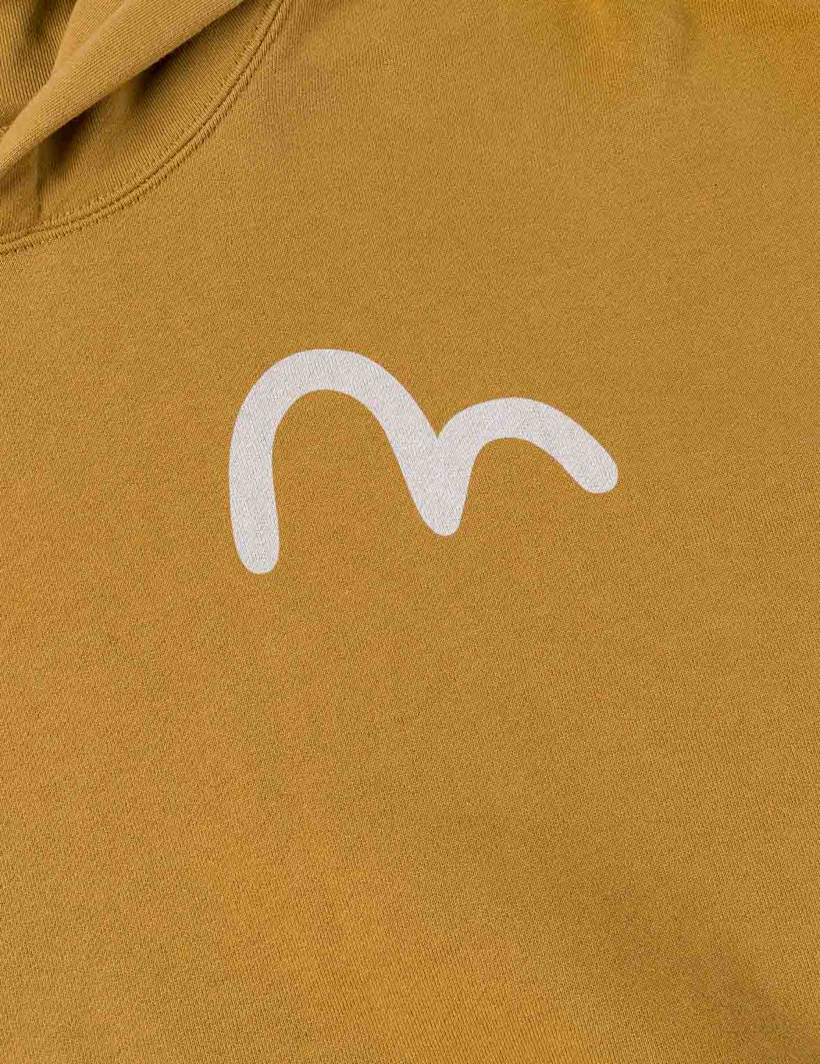 アメリカン恵比寿とカモメプリント リラックスフィット フーディー