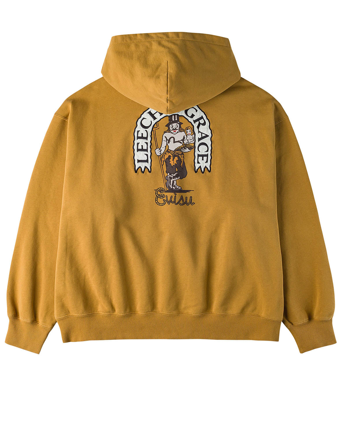 American Ebisu and Seagull Print Relax Fit Hoodie