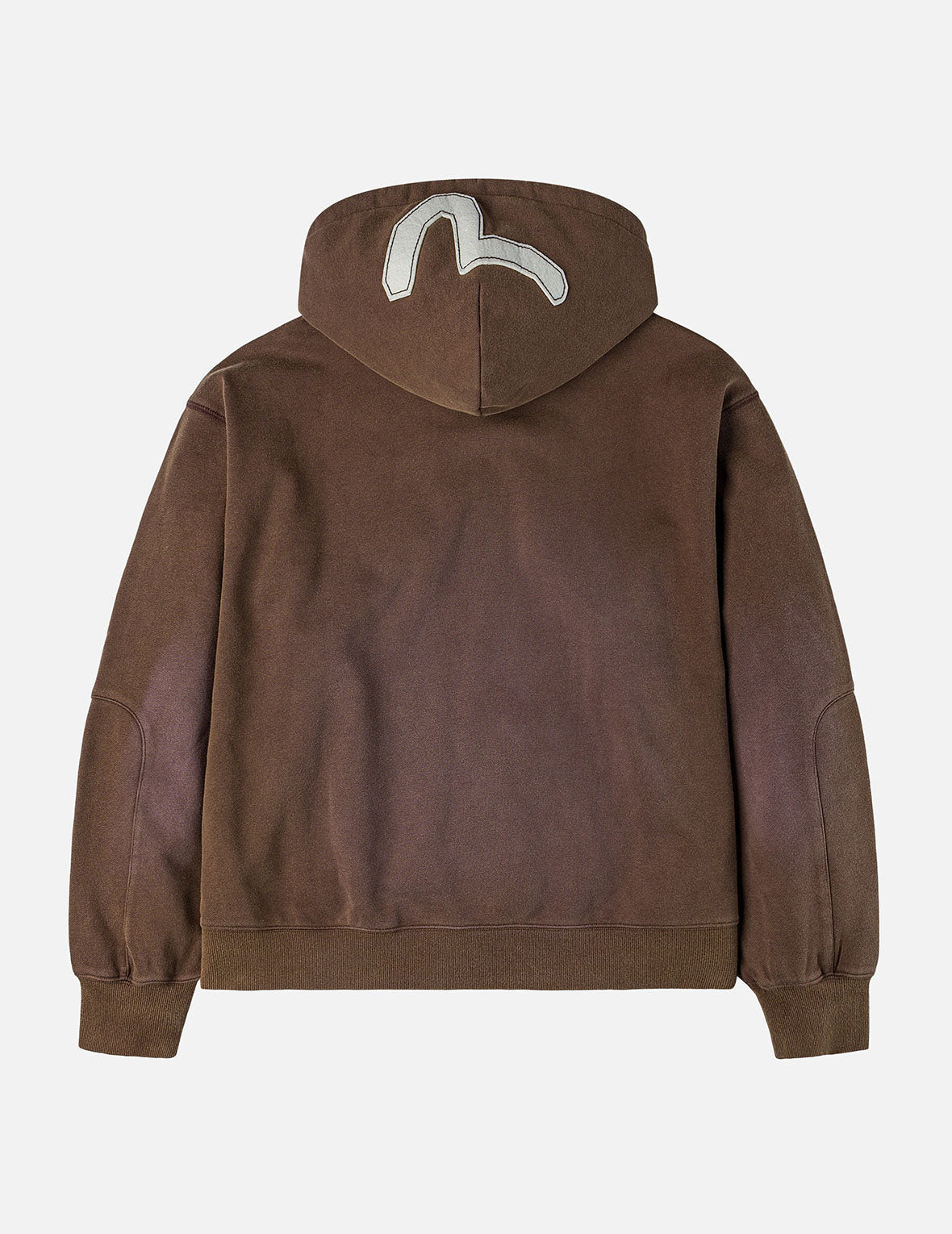 EV and Seagull Patches Embroidery Relax Fit Hoodie Jacket