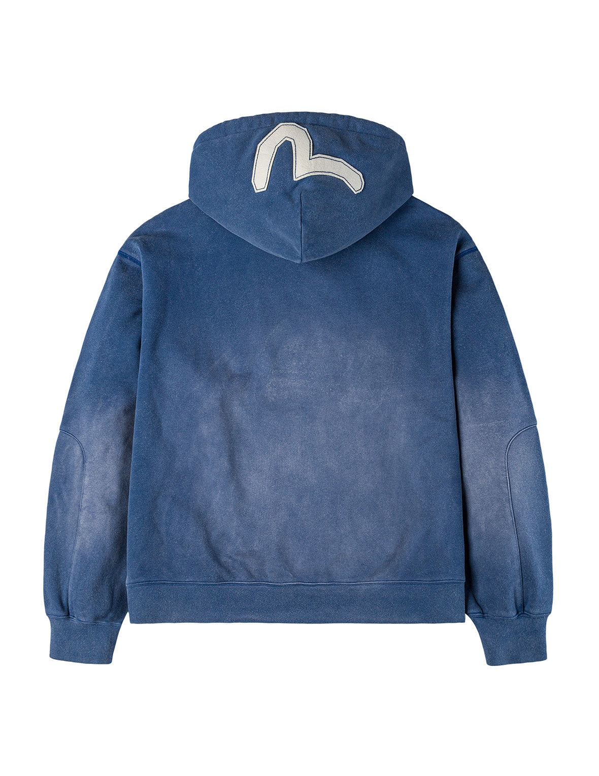 EV and Seagull Patches Embroidery Relax Fit Hoodie Jacket