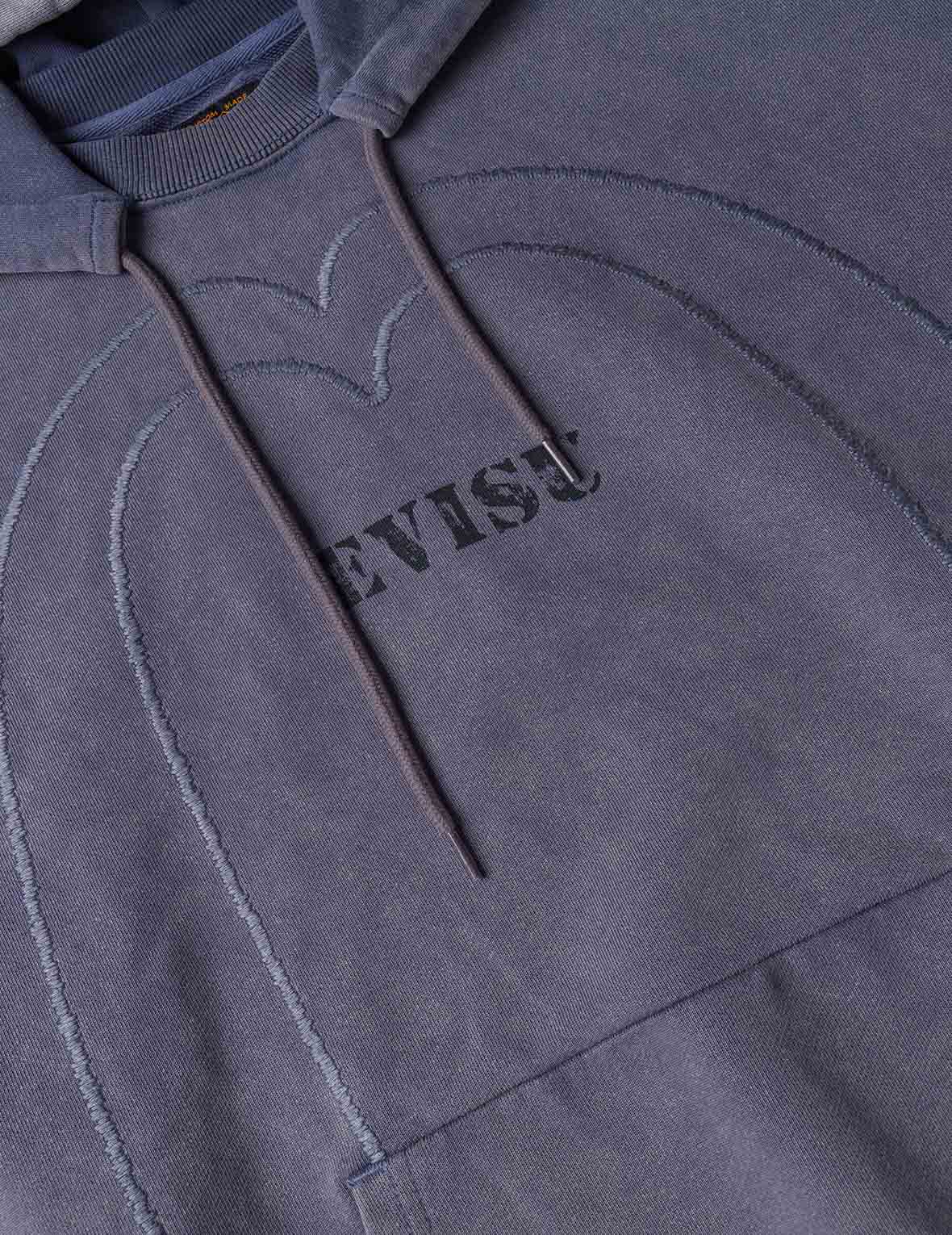 ヘビーウォッシュ大黒刺繍レギュラーフィットフーディ