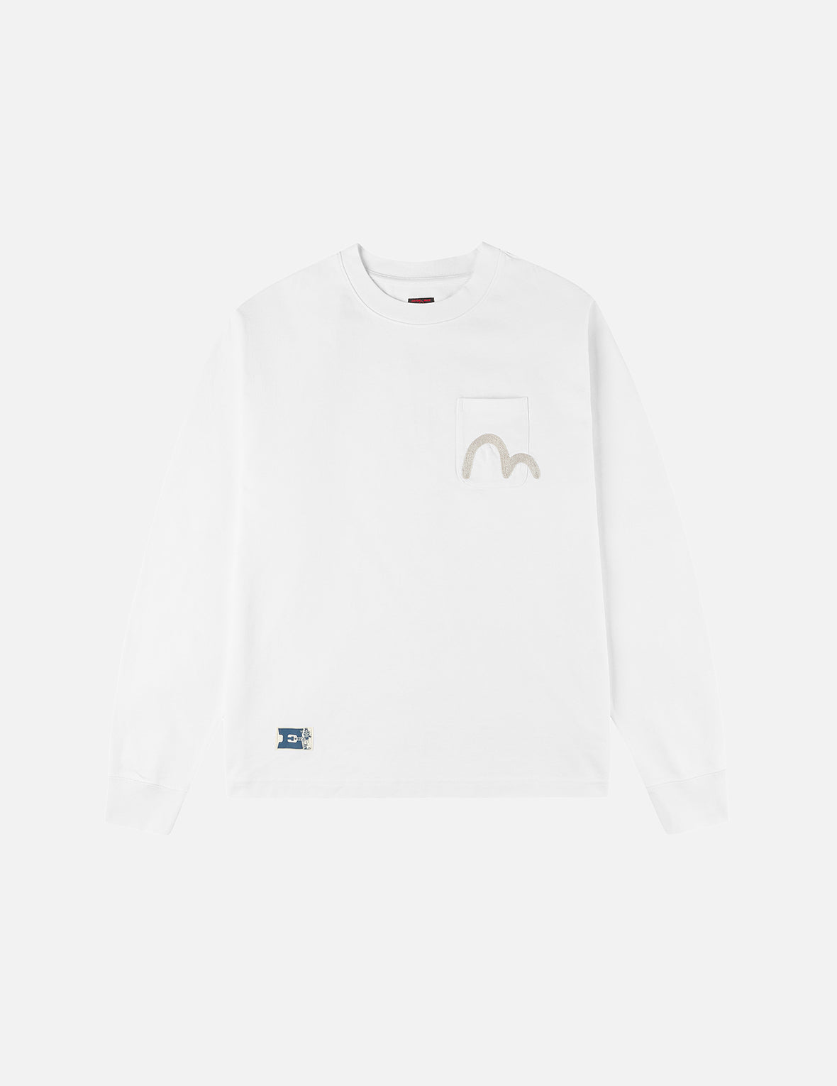 カモメ刺繍ポケット リラックスフィット 長袖Tシャツ