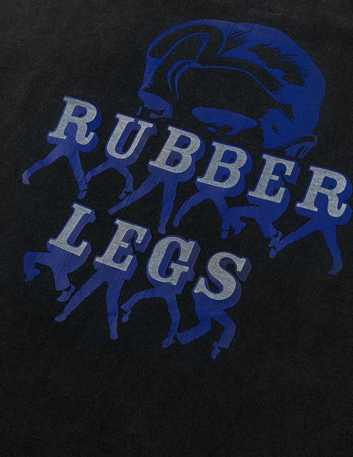 カモメとラバーレッグプリント リラックスフィット 長袖Tシャツ