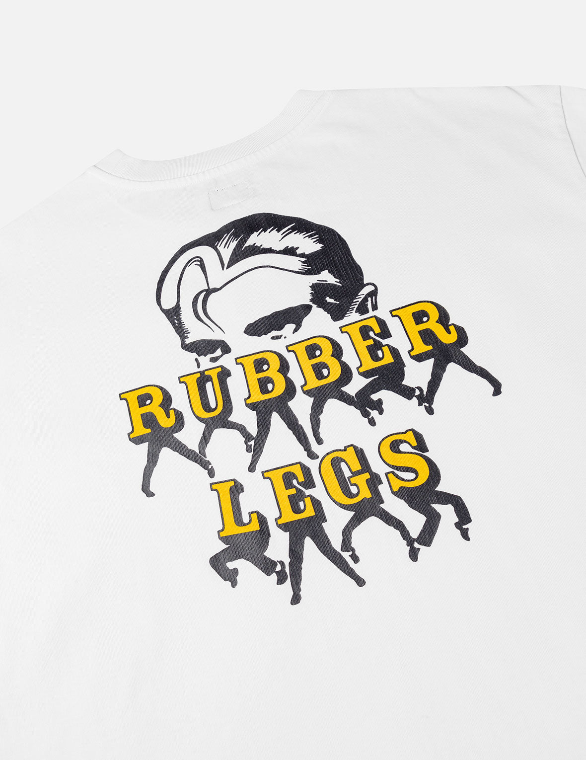 カモメとラバーレッグプリント リラックスフィット 長袖Tシャツ