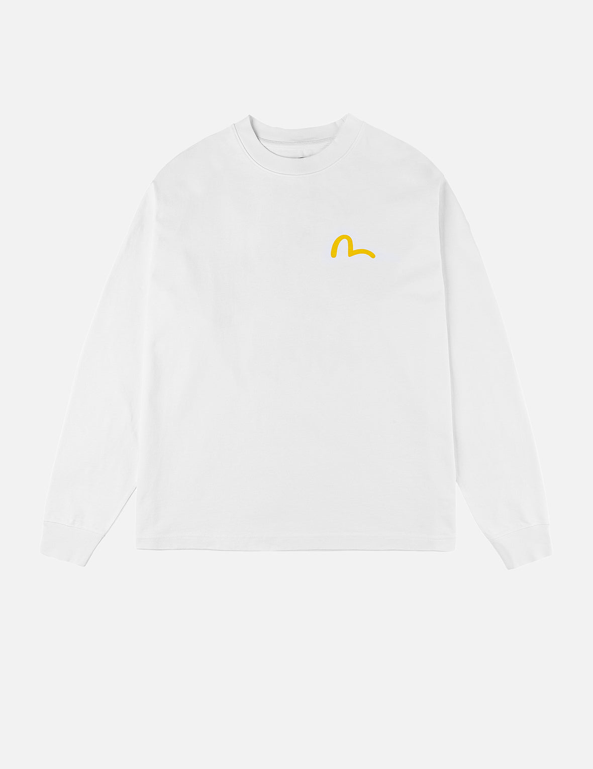 カモメとラバーレッグプリント リラックスフィット 長袖Tシャツ