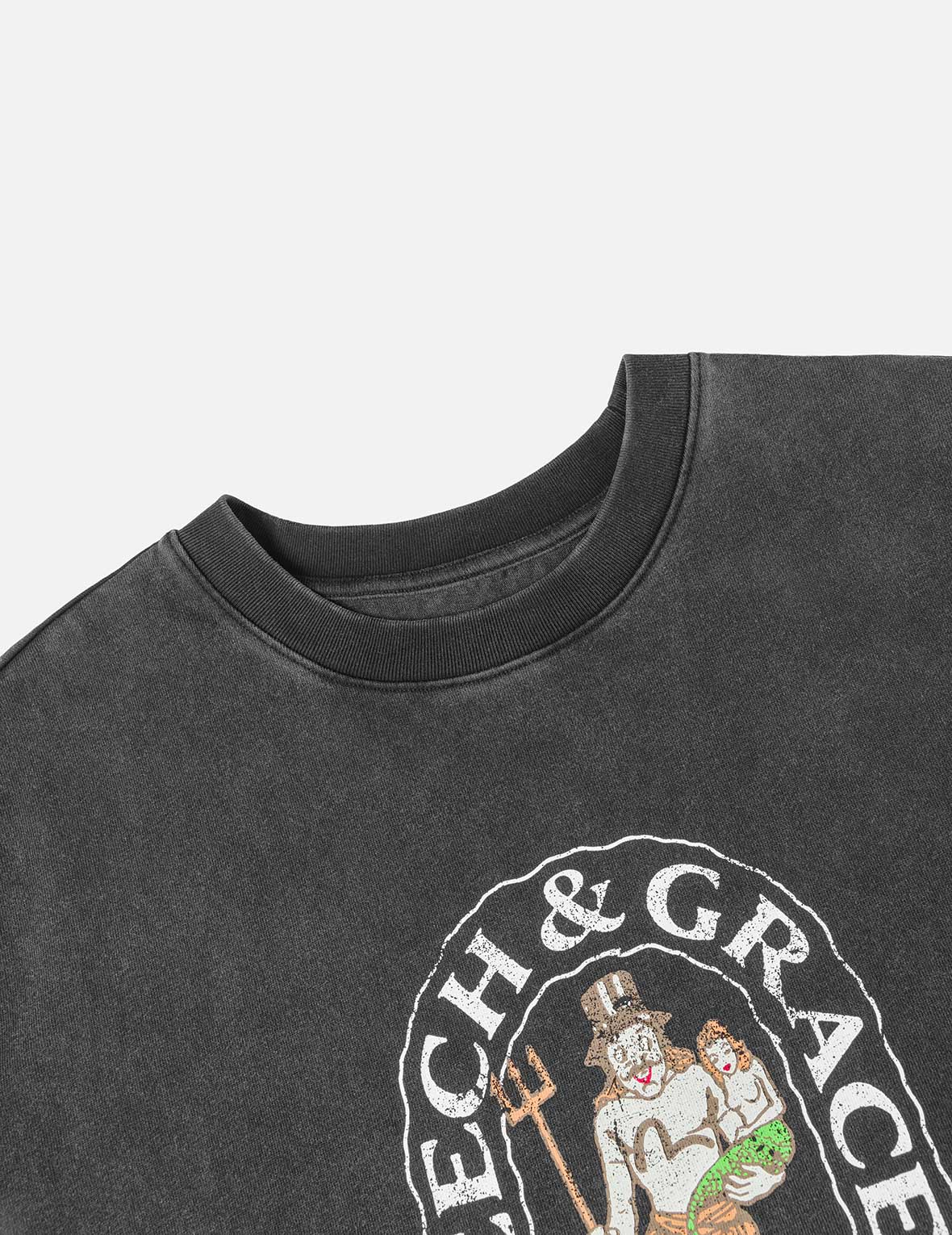 アメリカン「恵比寿」プリント リラックスフィット Tシャツ