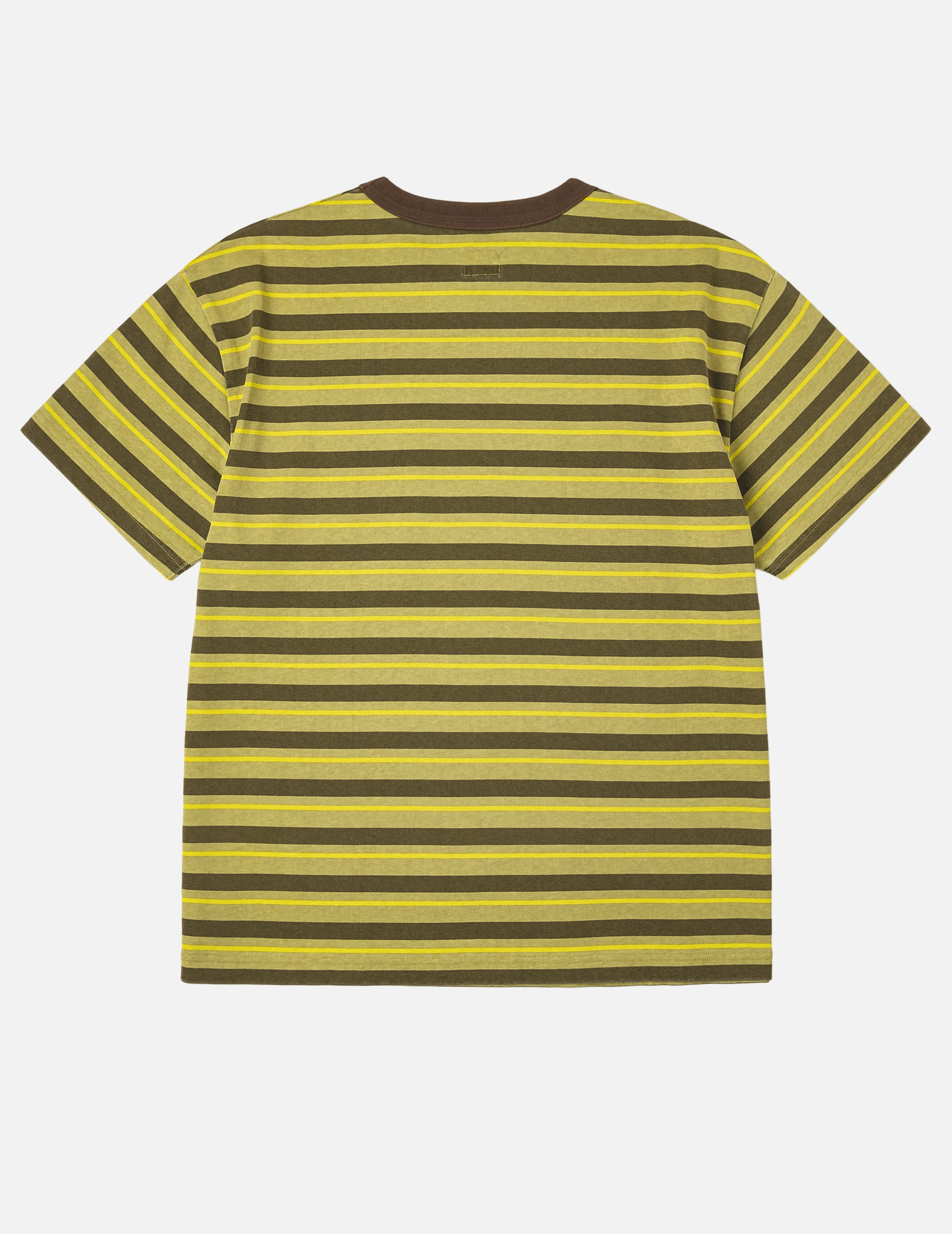 カモメアップリケ リラックスフィット ストライプTシャツ