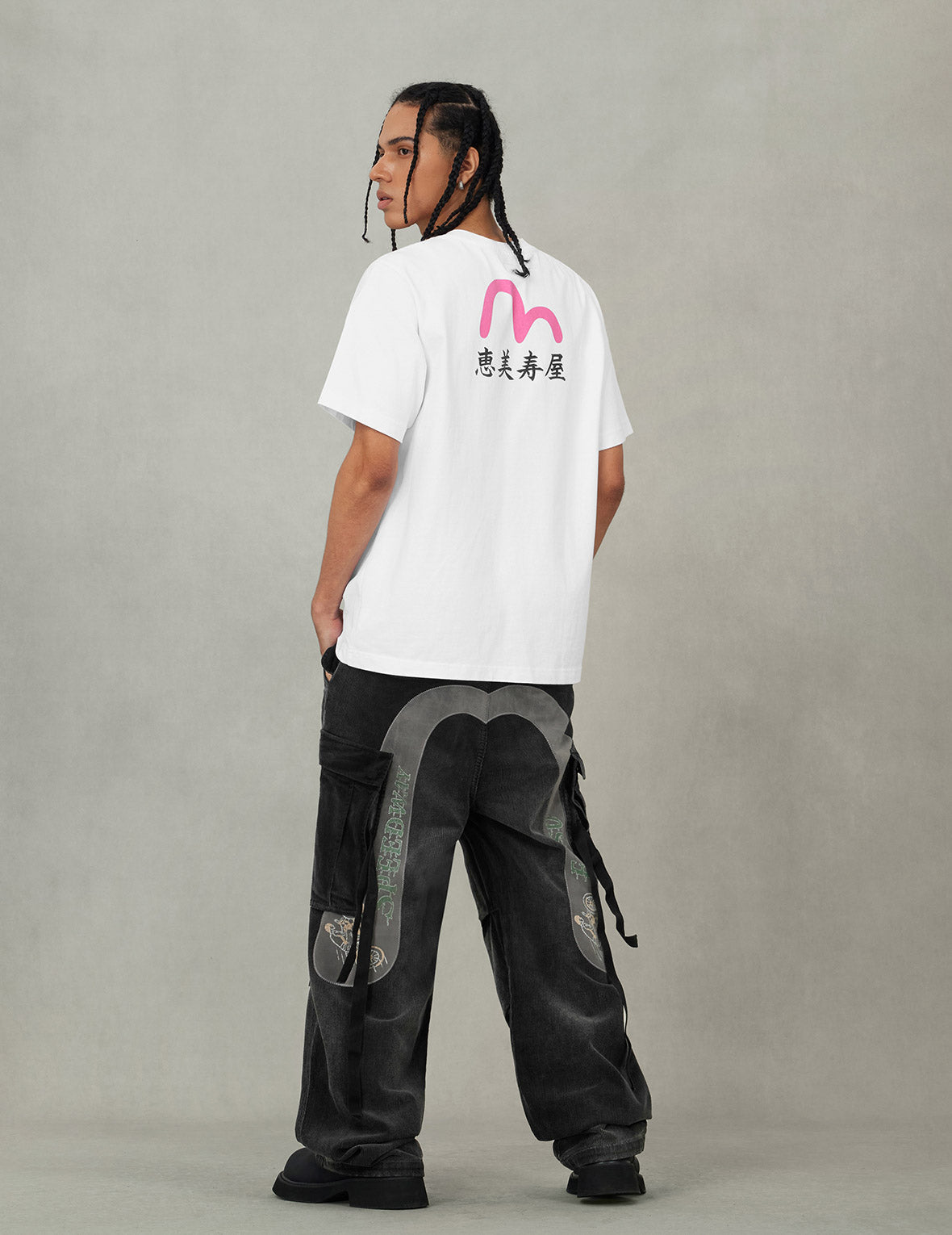 カモメプリントリラックスフィットTシャツ