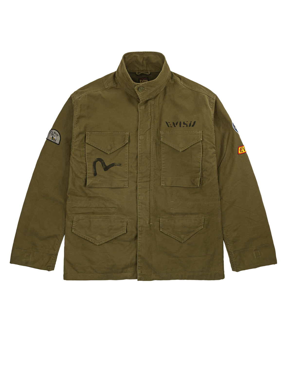 Washed M65 Patch Field Jacket