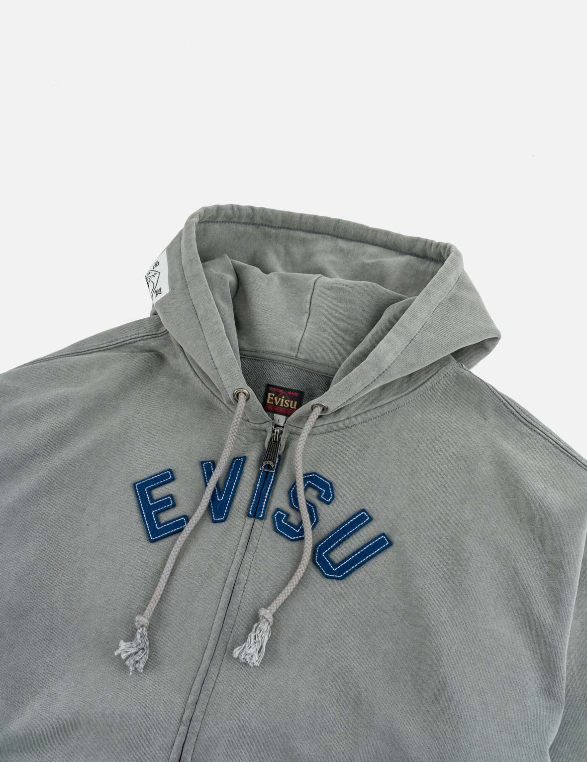 EVISU パッチ ジップフーディ