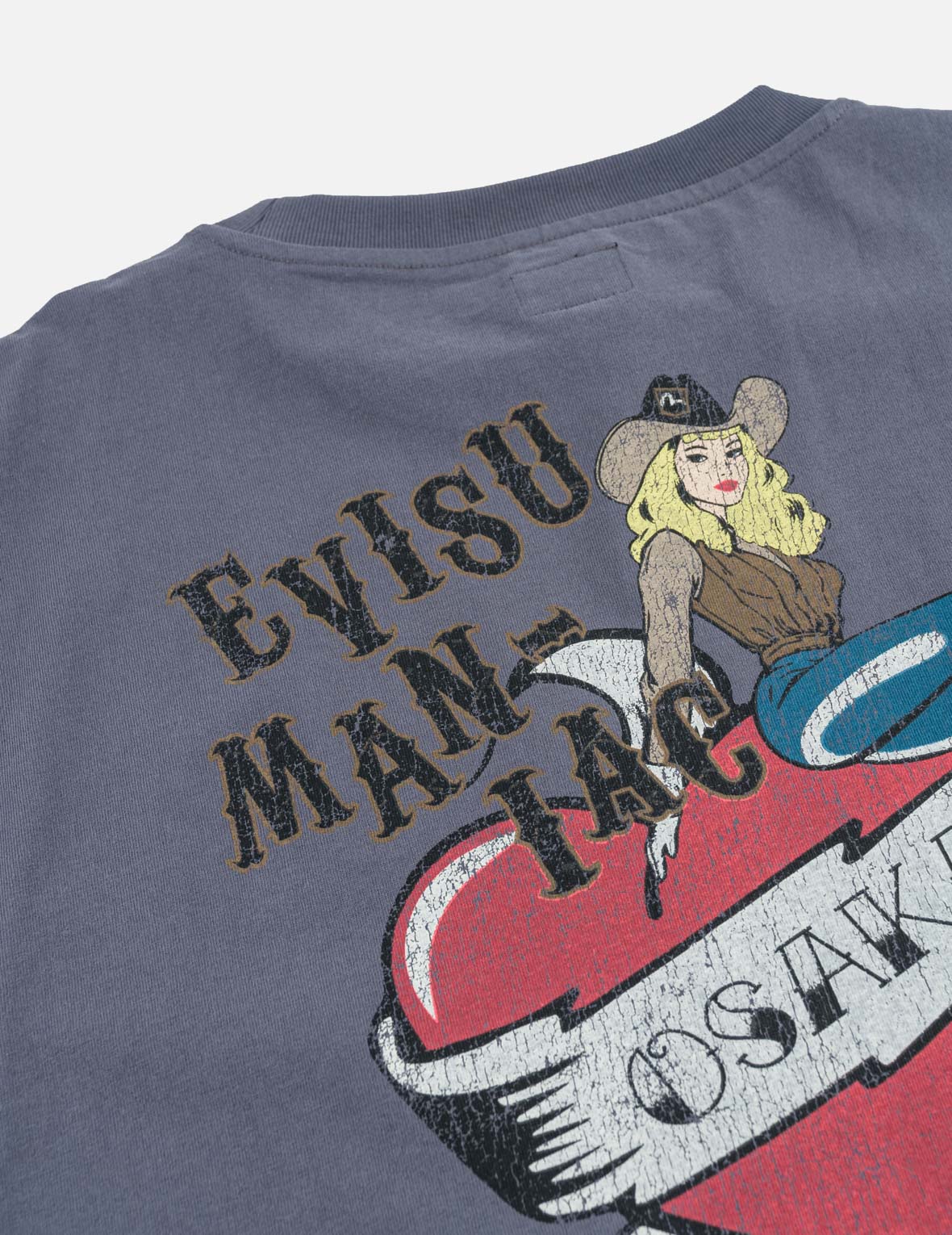 ハートカウガールプリント Tシャツ