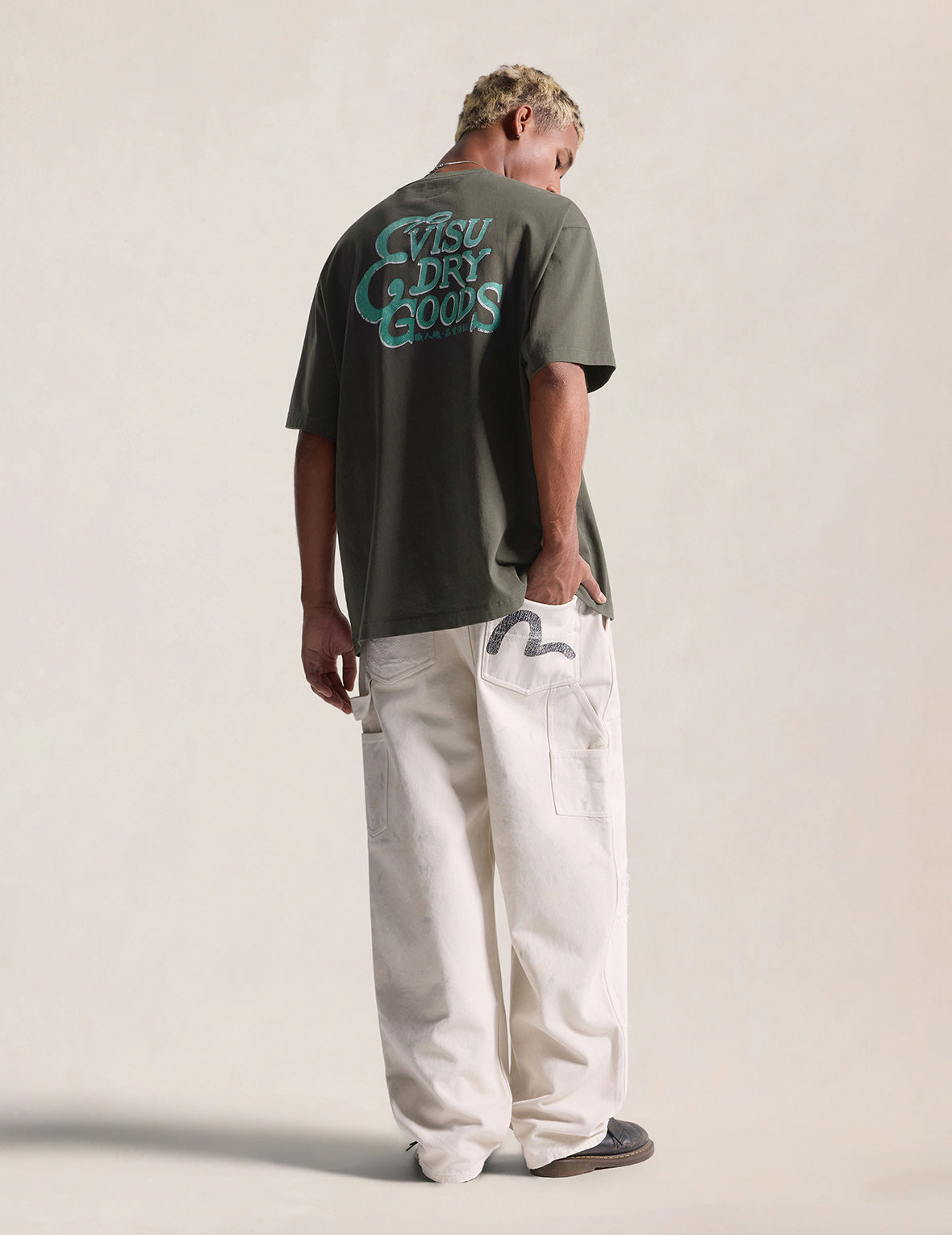 EVISU Boys Dry Goods オーバーサイズTシャツ