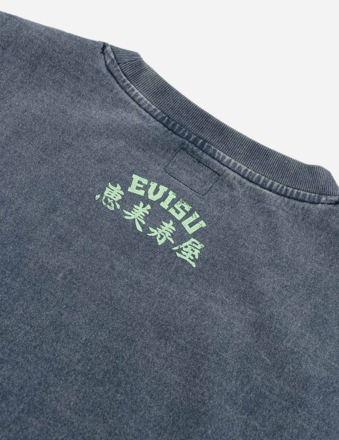 恵比寿&カモメプリント Tシャツ
