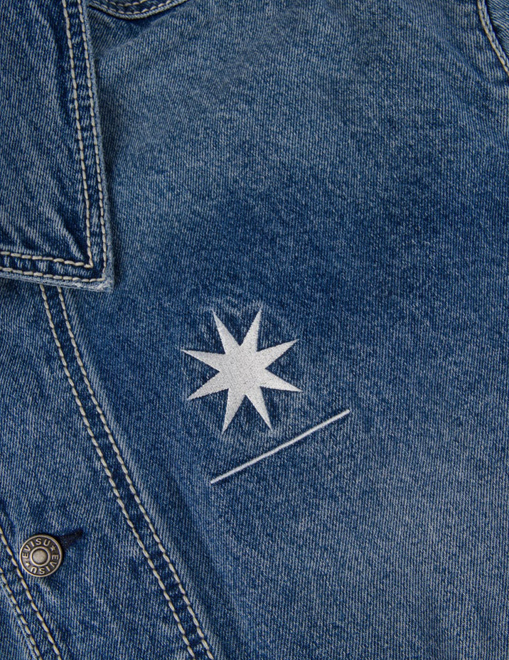 EVISU X GDC Embroidery Relax Fit Denim Jacket