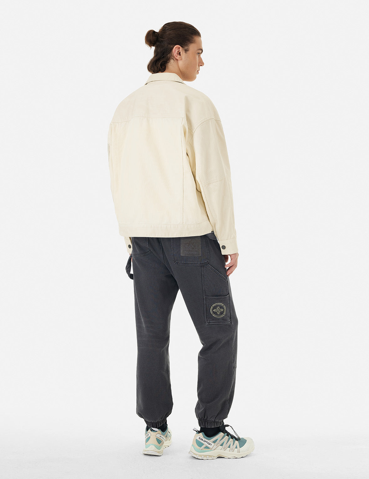 EVISUKURO Garment Dyed Oversized Jacket