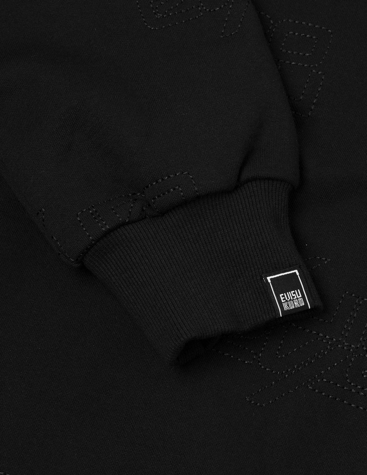 オールオーバーロゴレギュラーフィットキルティングフーディ