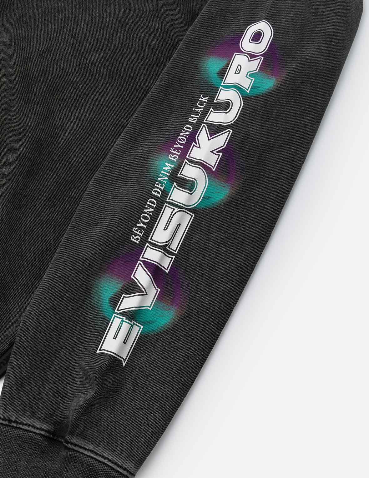 EVISUKUROとカモメプリント リラックスフィット 長袖 Tシャツ