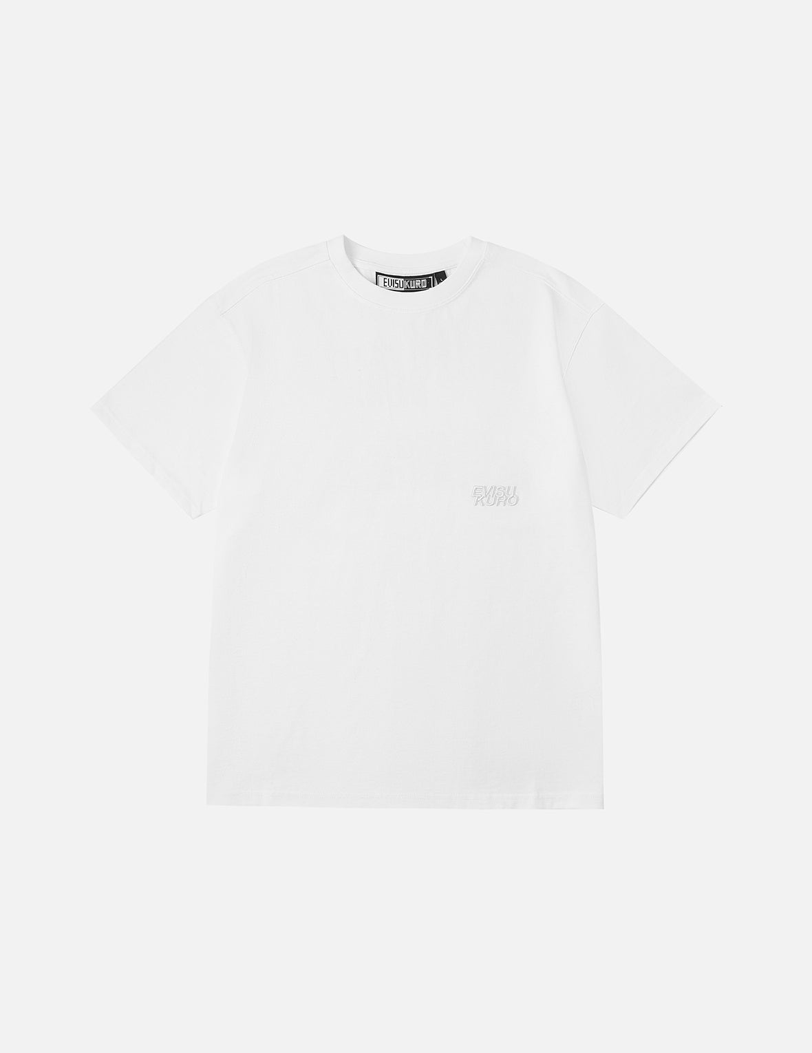 EVISUKURO Flocking and Plastisol Print Regular Fit T-shirt