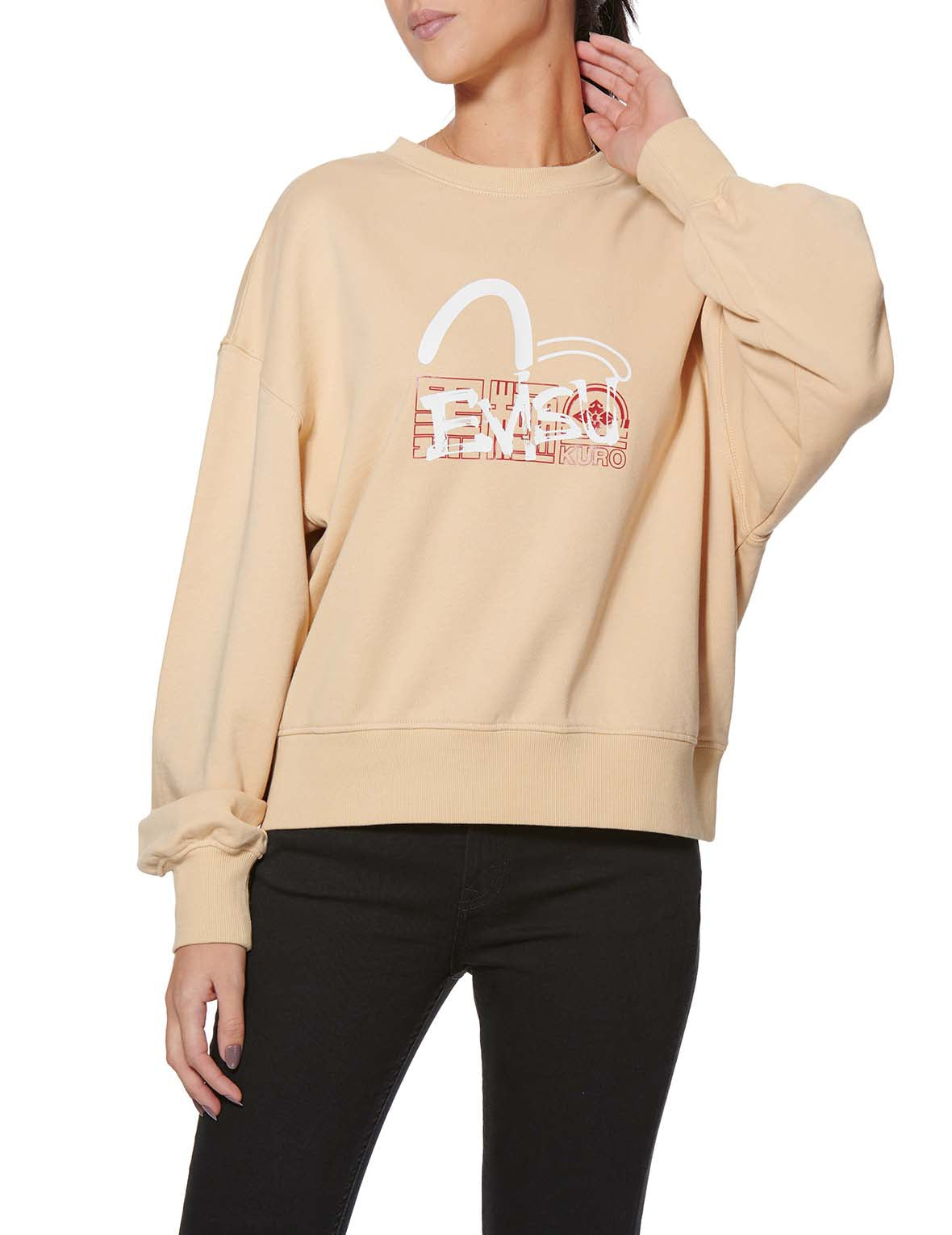 Ripple Effect Kamon Print Sweatshirt