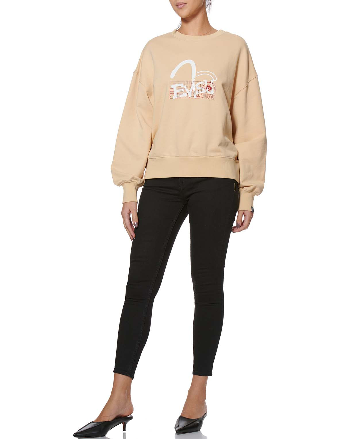 Ripple Effect Kamon Print Sweatshirt