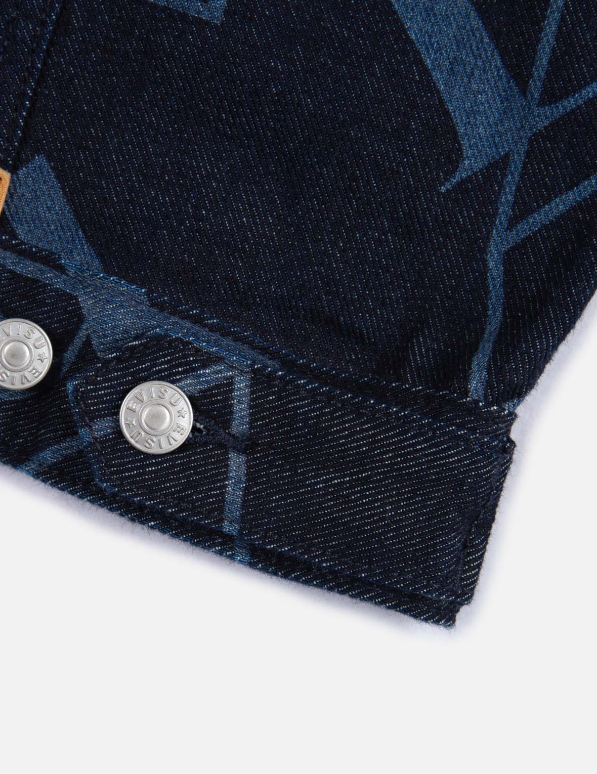 Logo Monogram Discharged Print Denim Jacket