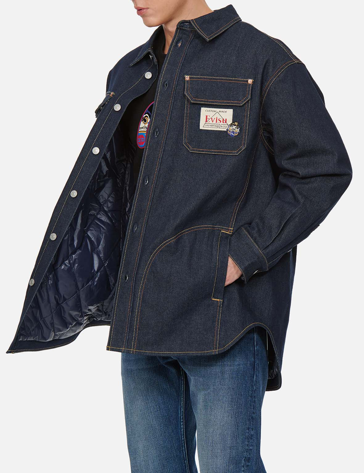 Daruma Denim Shirt Jacket