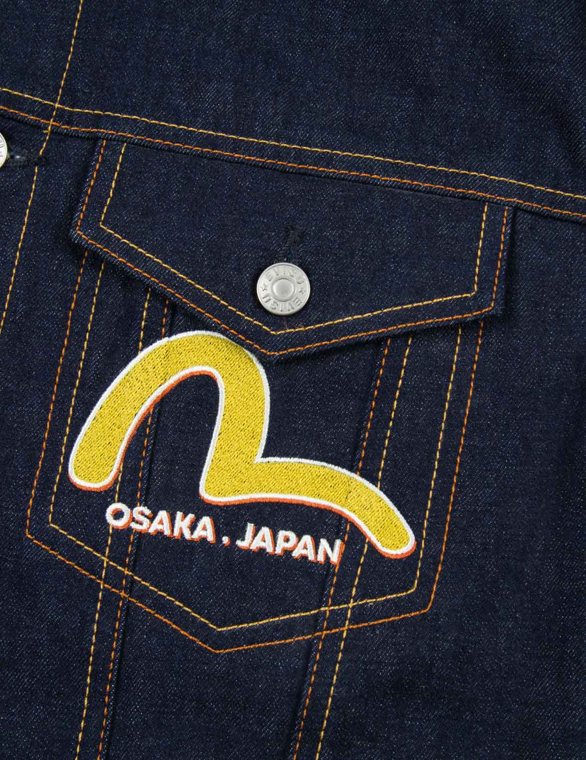 EVISU Squad ダイコックプリント デニムジャケット