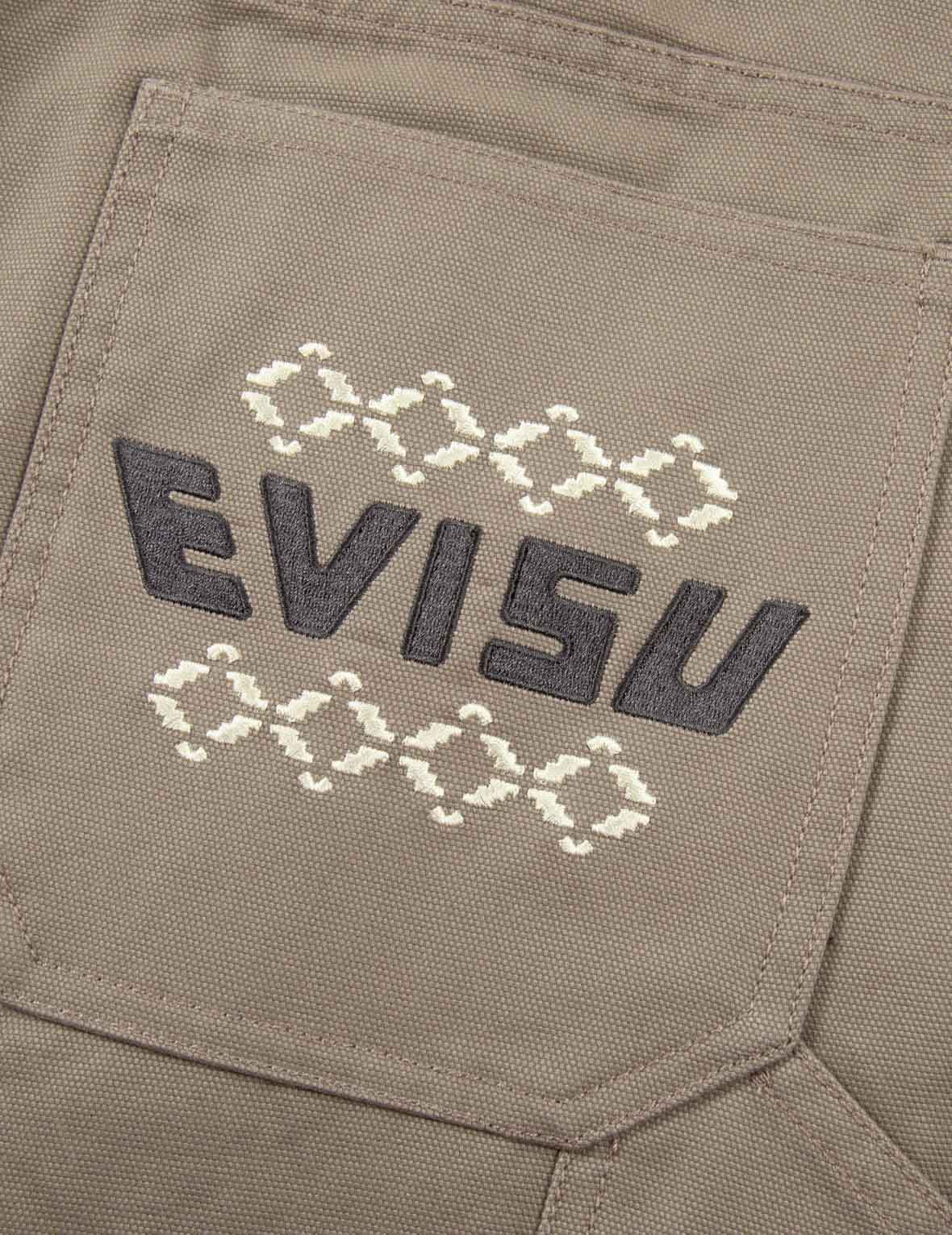 Kamon and Logo Embroidery Woven Jogger Pants