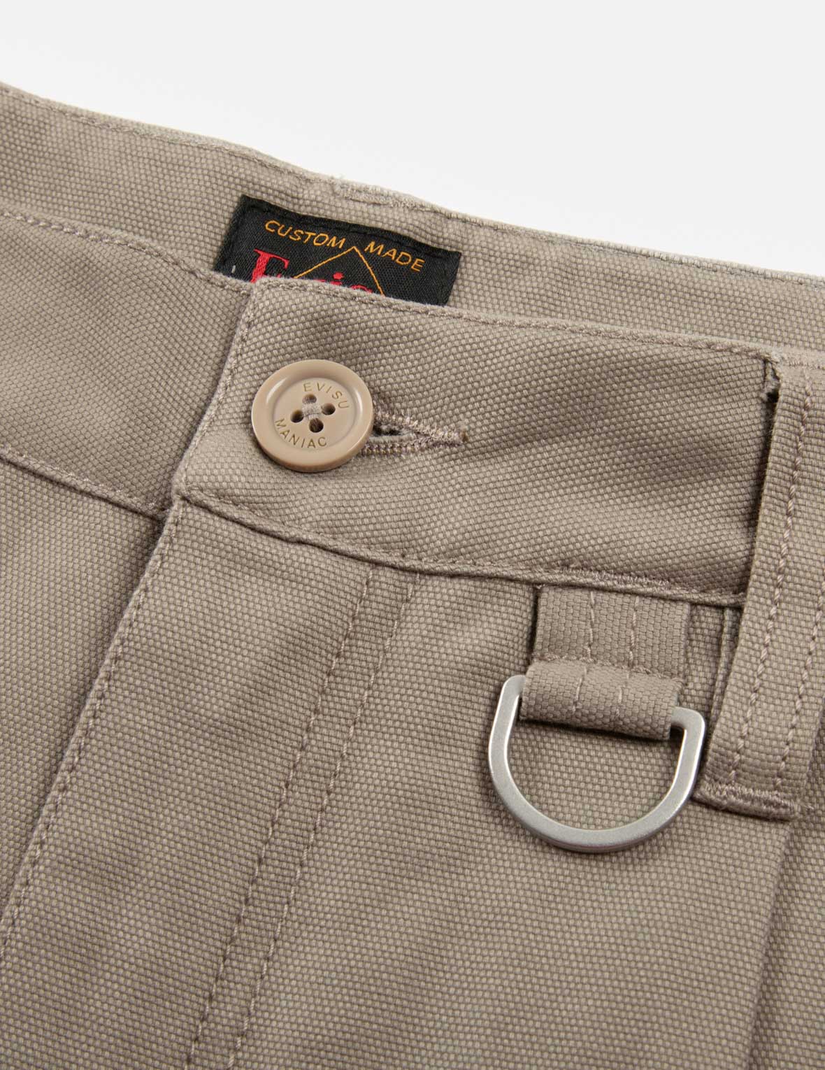 Kamon and Logo Embroidery Woven Jogger Pants