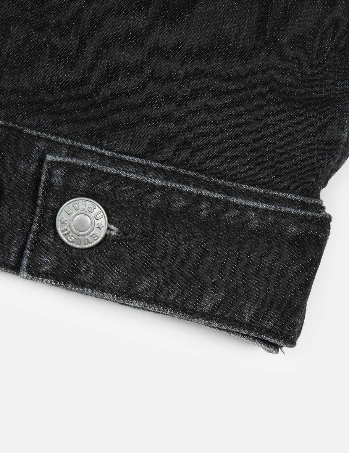 グラフィティスタイル大黒プリントルーズフィットデニムジャケット