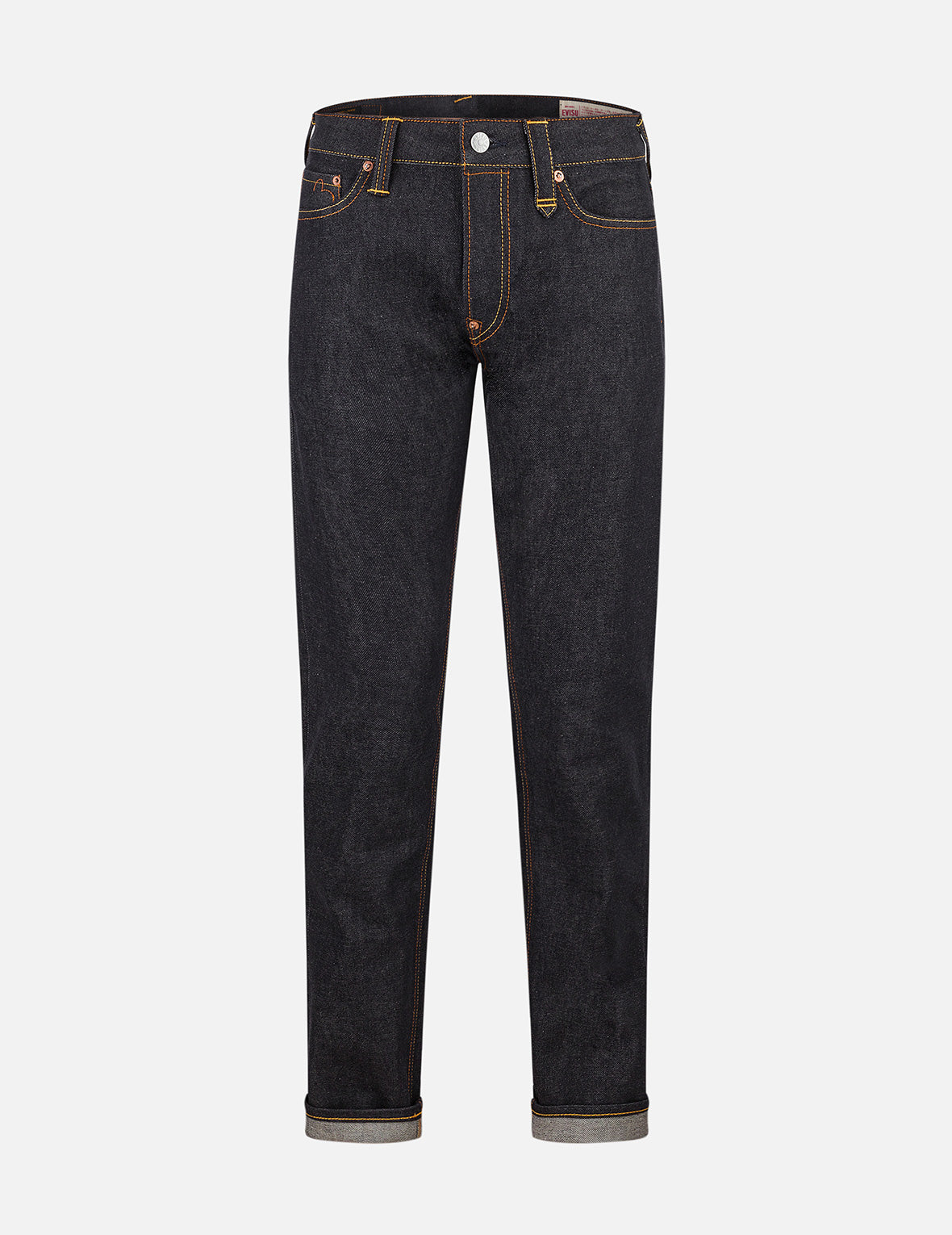 タトゥー鯉 大黒刺繍 スリムフィット ジーンズ #2010