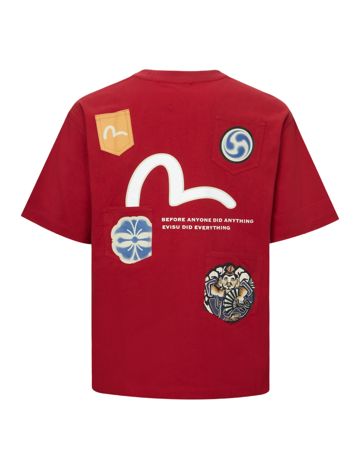 マルチプリントとマルチポケットリラックスフィットTシャツ