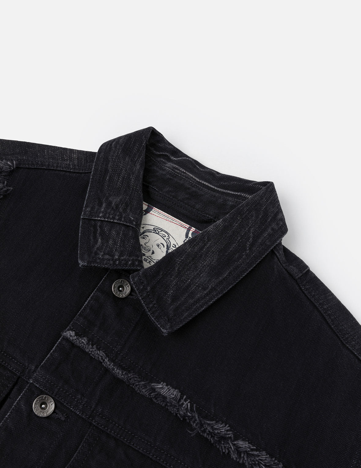Multi-Pocket Relax Fit Washed Denim Jacket