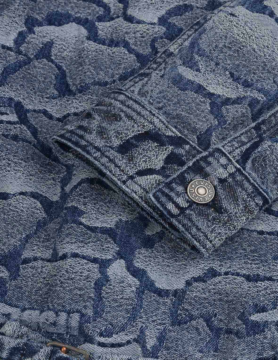 オールオーバー石垣カモフラージュジャカード レギュラーフィット デニムジャケット