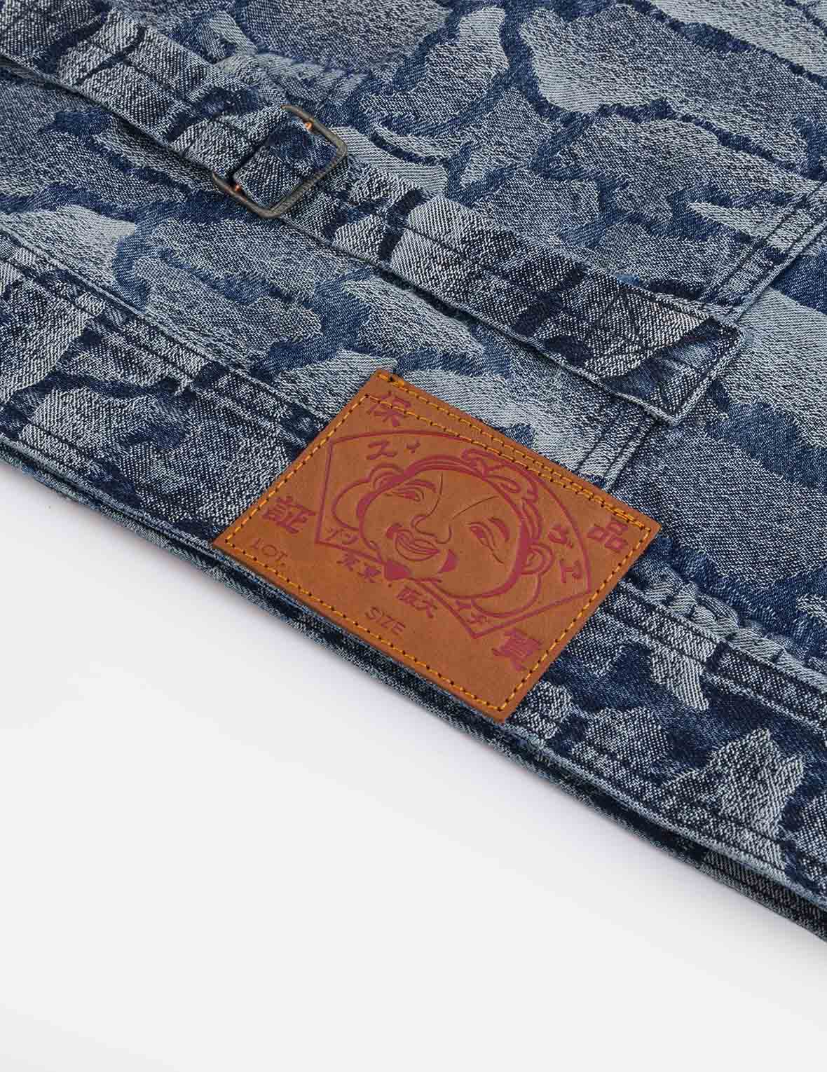 オールオーバー石垣カモフラージュジャカード レギュラーフィット デニムジャケット