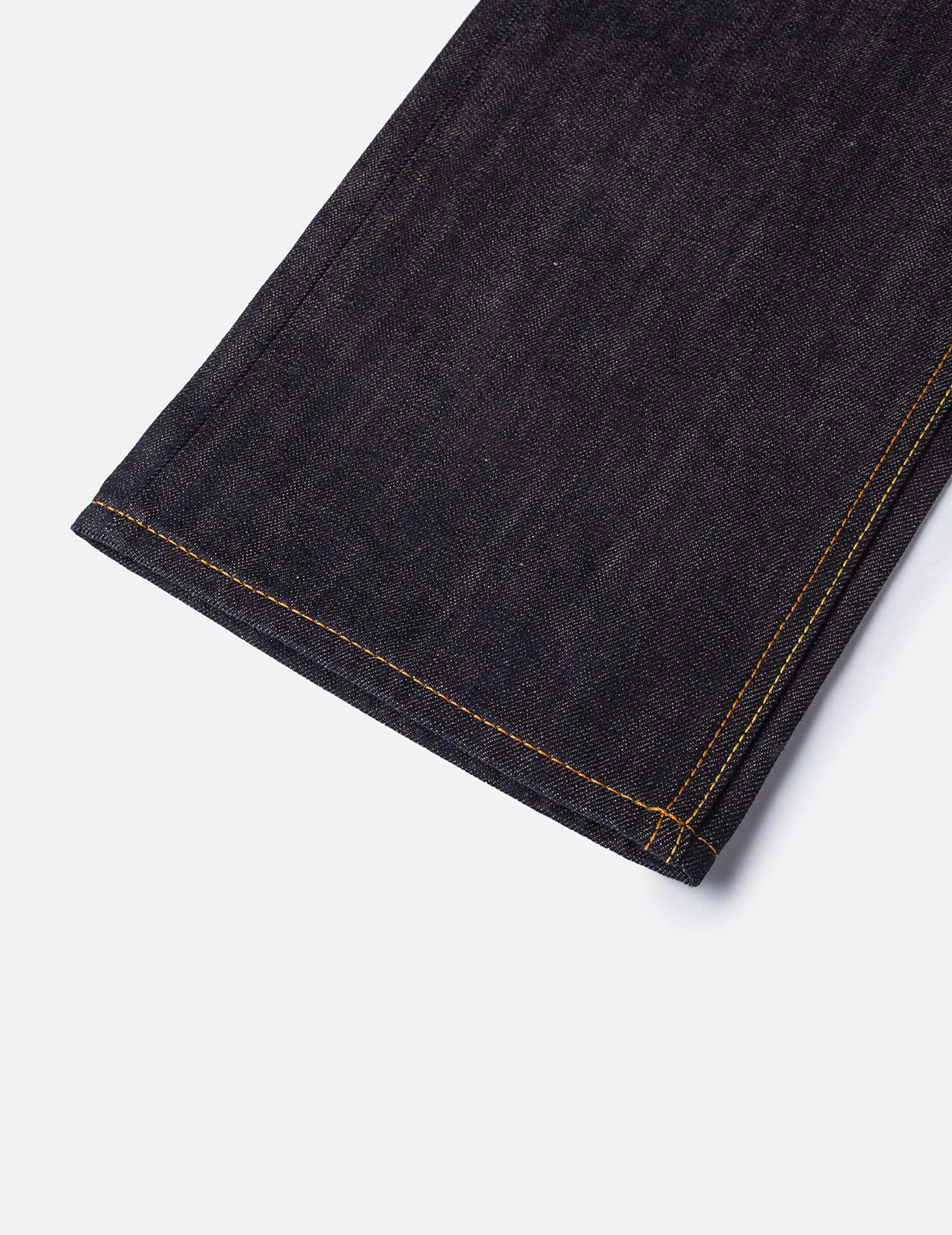 ブロケードインサート 大黒とロゴ刺繍 レギュラーフィット ジーンズ #2000