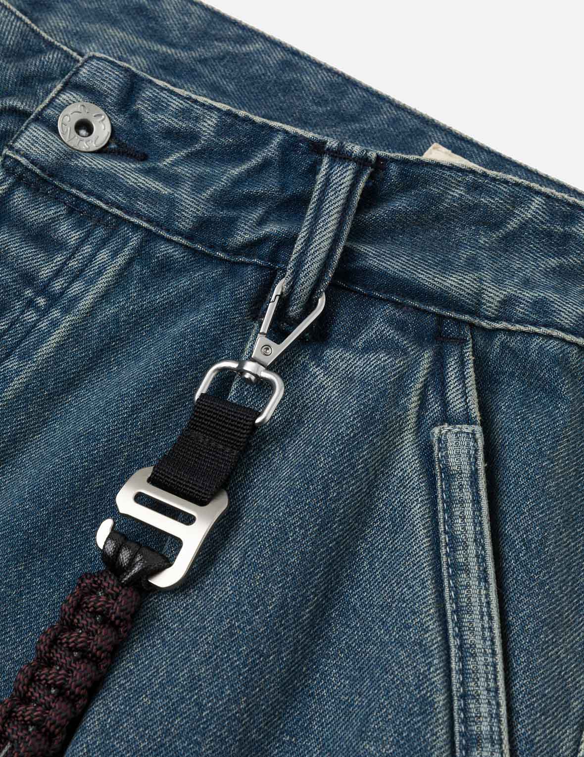 刺し子カモメ バルーンフィット カーゴジーンズ